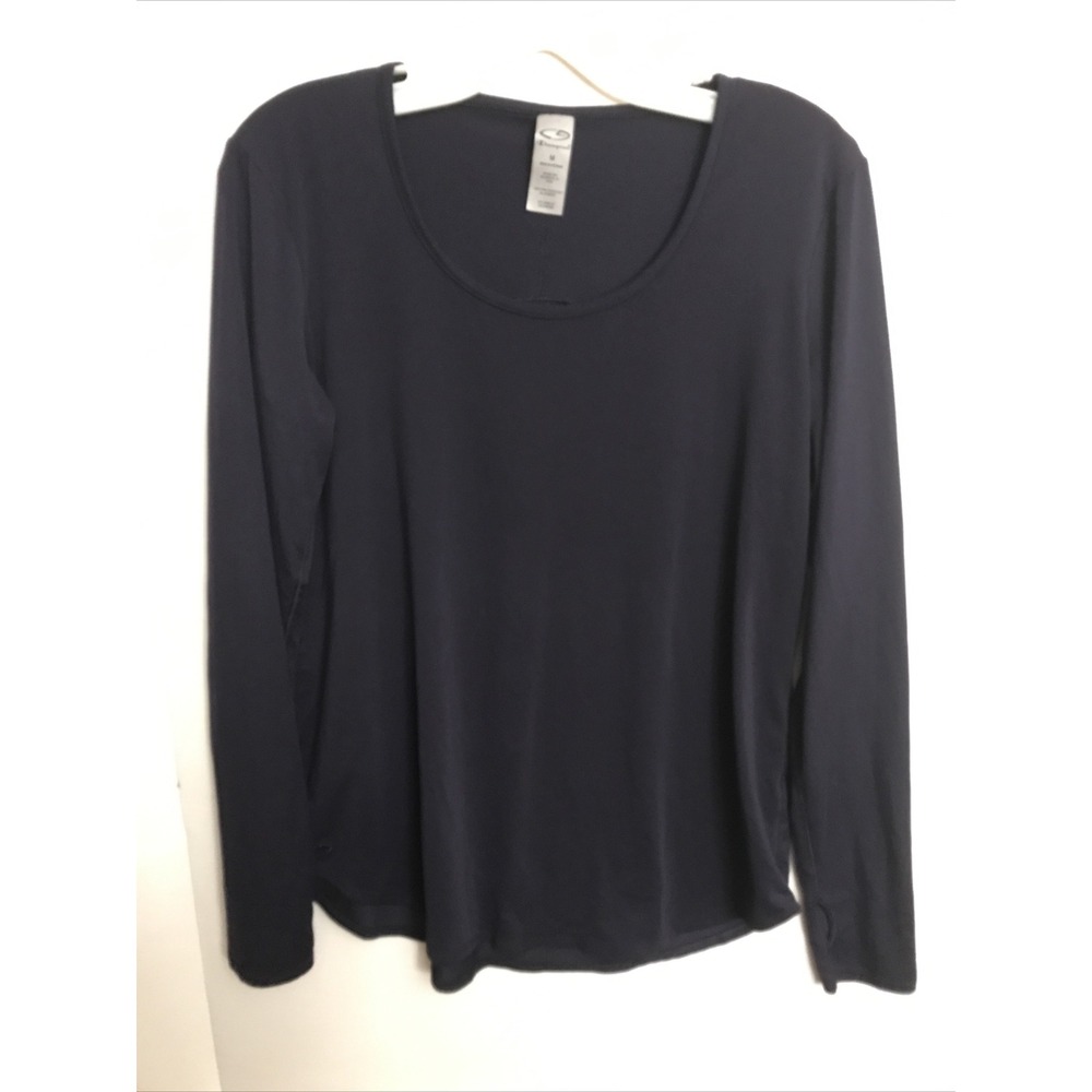 Champion women's Medium‎ Navy Active T shirt Top